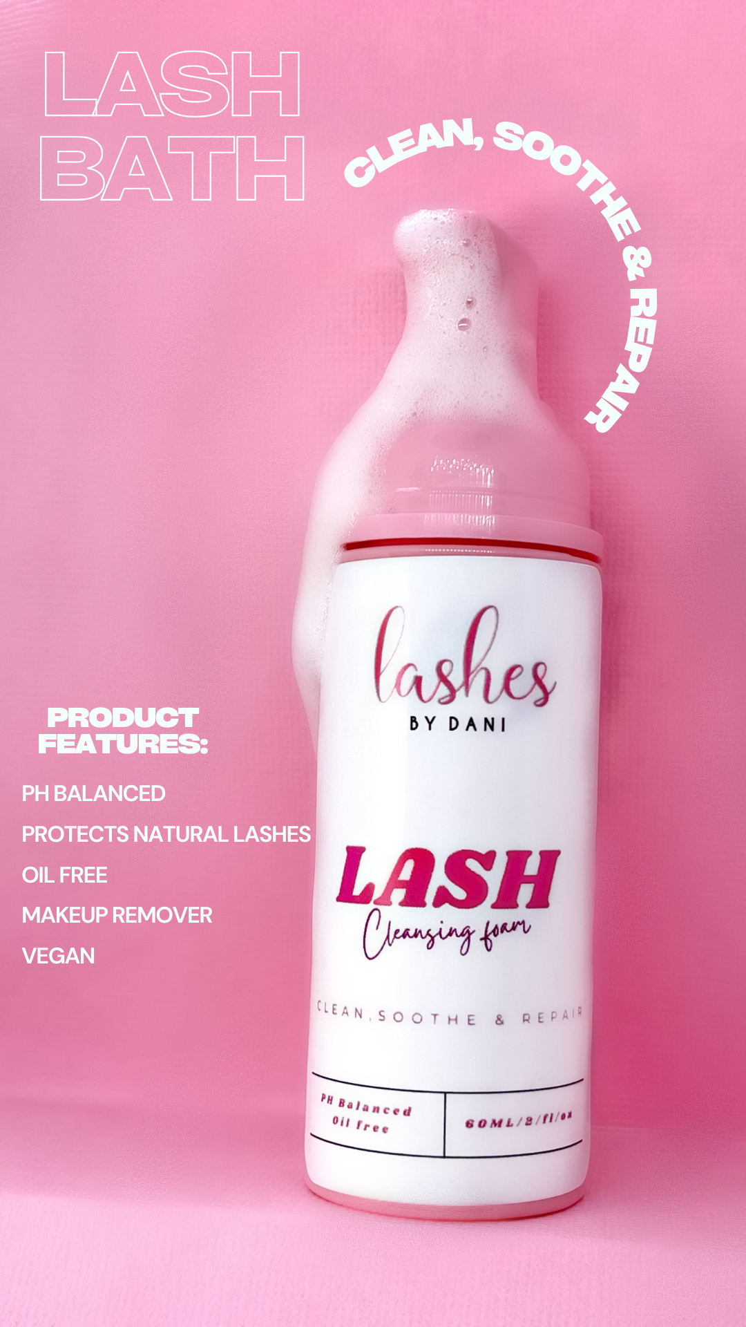 LASH CLEANSING FOAM KIT