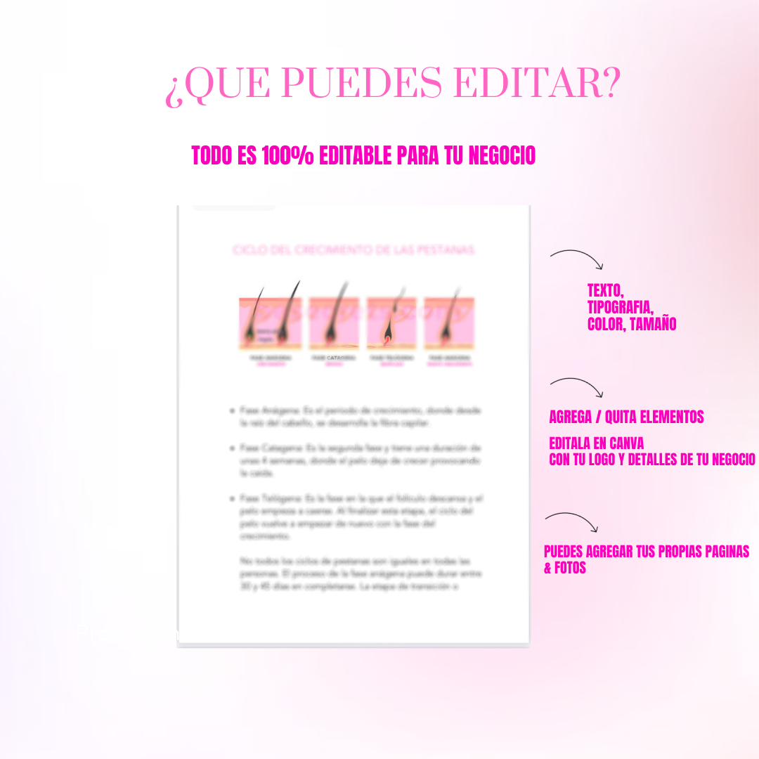 Manual para aplicación de Extensiones de Pestañas